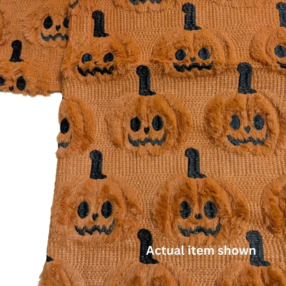 🎃 Burbell Halloween Pumpkin Pillow Covers 18x18 Set of 2 Spooky Decor